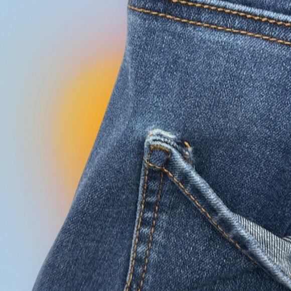 AMERICAN EAGLE Women’s 8 Long SUPER HIGH RISE JEGGING Blue Jeans - Picture 7 of 7